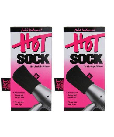 Hot Sock Ultralight Hair Blow Dryer Heat Diffuser (2-Pack)