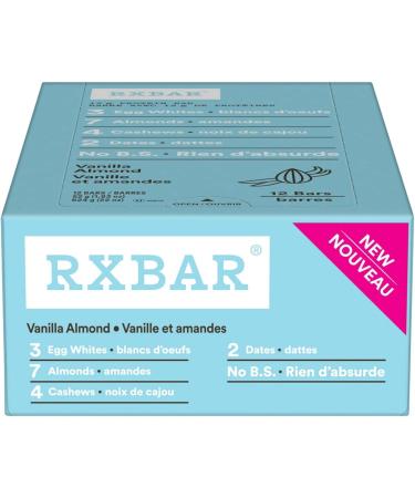 RXBAR Vanilla Almond Protein Bar 12 x 52 g - Buy Online on GoSupps.com
