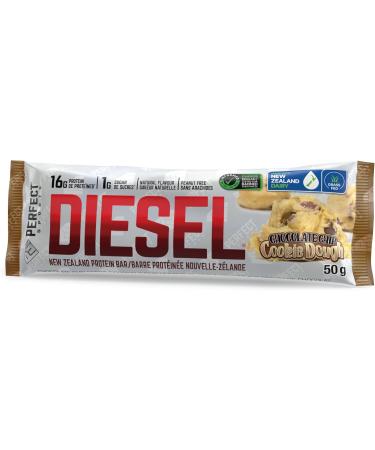 DIESEL New Zealand Protein Bar - Chocolate Chip Cookie Dough - 50g (12 Pack) - Buy Online on GoSupps.com