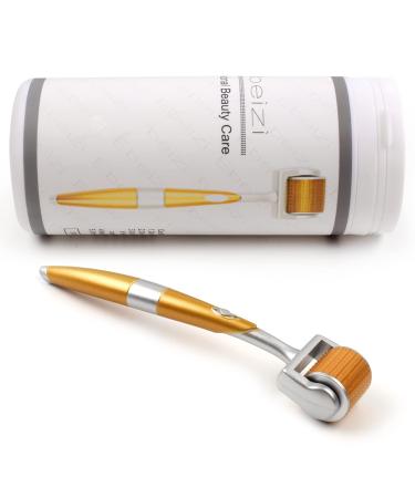 Micro Needle Titanium Derma Roller for Face Body Skin Care Helps for Men's Beard Growth Reduce Hair loss (0.75mm)