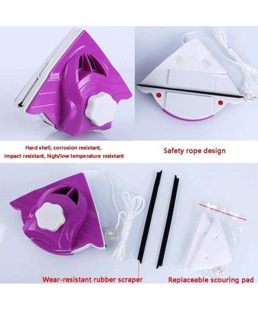 Cleaning Brush Wiper Side Magnetic Window Cleaner with Ergonomic Handle Design for Single Layer/Double Glazing Thickness - Buy Online on GoSupps.com