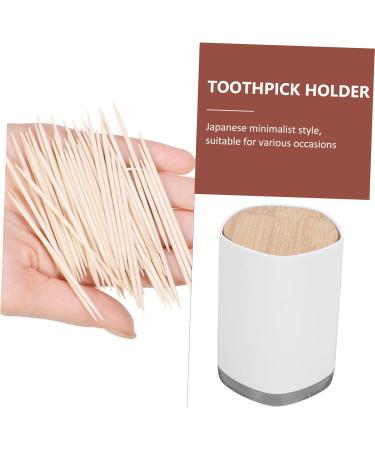 Bestonzon Easy Tooth Powder Organizer - Compact Storage Box for Dental Floss & Toothpicks | Home Kitchen Essential - Buy Online on GoSupps.com