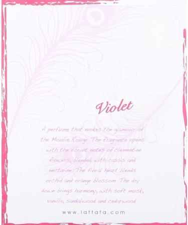 Lattafa Perfumes Mahasin Crystal Violet 2-Piece Set For Women (3.4 Ounce Eau De Parfum Spray + 1.7 Ounce Deodorant Spray) - Buy Online on GoSupps.com