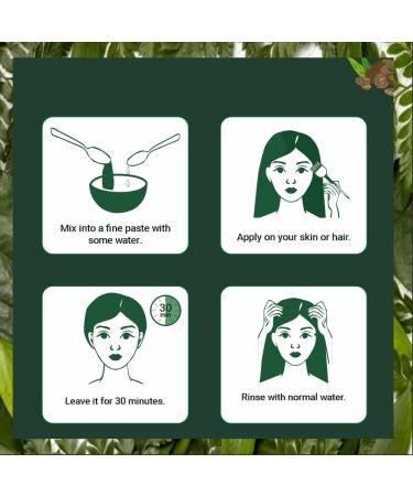 Organic Reetha Powder for Dandruff Removal - INDUS VALLEY BIO - Buy Online on GoSupps.com