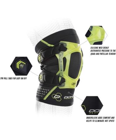 DonJoy Performance Webtech Short Knee Support Brace - Compression Undersleeve Black Large | International Shipping Available - Buy Online on GoSupps.com