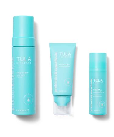 TULA Skin Care Acne Heroes Level 3 Acne Clearing Routine | An Effective Gentle and Complete Acne-Clearing Routine for Mild to Severe Breakouts - Buy Online on GoSupps.com