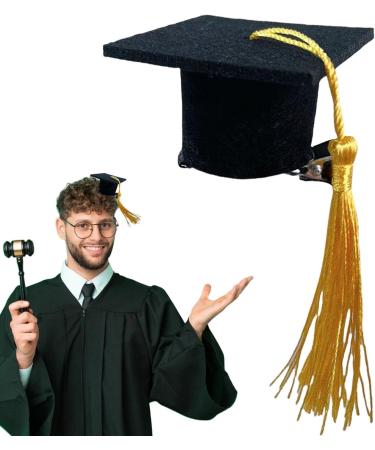 Zuasdvnk Graduation Hat Insert - 3D Doctoral Hat - Graduation Dress up Photo Decoration Supplies Hat Inserts Graduation Accessories for Kids Adults Yellow - Buy Online on GoSupps.com