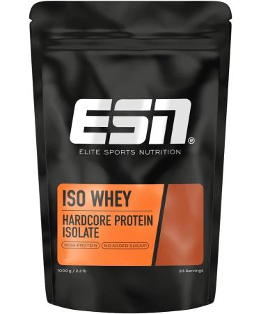 ESN Iso Whey Hardcore Protein Powder - Chocolate - 33 servings - 1000 g