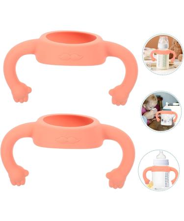 ibasenice 2 pcs Feeding Bottle Milk Bottle Handle for Bottle Holder Silicone Soft Silica Gel Feeding Bottles Handle for Accessories Handle Soft Handle - Buy Online on GoSupps.com