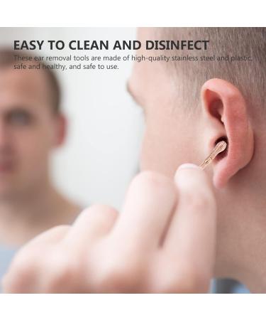 HAKIDZEL 1Set Ear Wax Removal Tools Cleaners with Spiral Design for Daily Use Portable Kit Pink for Family and Travel - Buy Online on GoSupps.com
