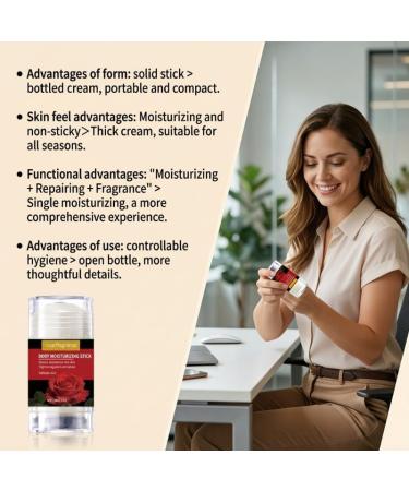 fufumiko Moisturizing Stick for Body - All-Day Hydration Lightweight & Non-Greasy Portable Solid Skincare Bar for Dry Skin On-The-Go Use Quick Absorption Unscented - Buy Online on GoSupps.com
