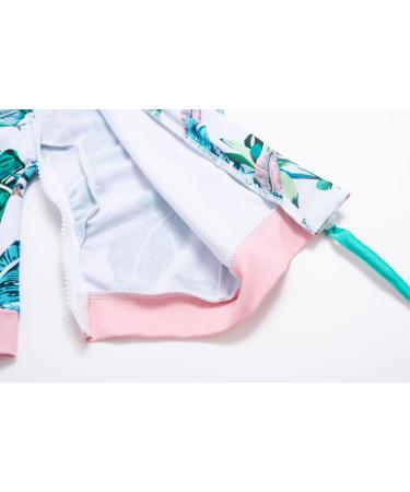 BONVERANO Baby Girls Swimsuit - Banana Leaf One Piece with UPF 50+ Protection | 12-18 Months - Buy Online on GoSupps.com