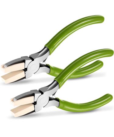 2 Packs Nylon Nose Pliers Double Nylon Pliers Carbon Steel Jewelry Pliers DIY Tools for Beading Looping Shaping Wire Jewelry Making and Other Crafts 5.3 Inch - Buy Online on GoSupps.com