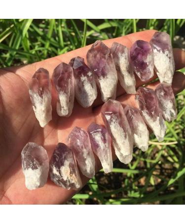 Home Decoration Stone 1/4 lb Lot Brazilian Rough Amethyst Points Raw Crystals Balance Gemstone Decoration - Buy Online on GoSupps.com
