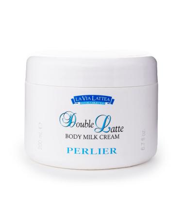 Perlier Double Latte Body Milk Cream For Senitive Skin   6.7oz