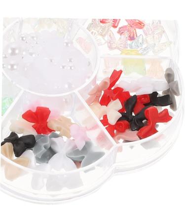 Beaupretty 4 Boxes Nail Art Accessories Nail Tech Accessories Manicure Diy Charms Bow Nail Charms Colorful Bowknot Nail Accessories Manicure Decor Nail Art Charm Resin Aurora Pearl 3d - Buy Online on GoSupps.com