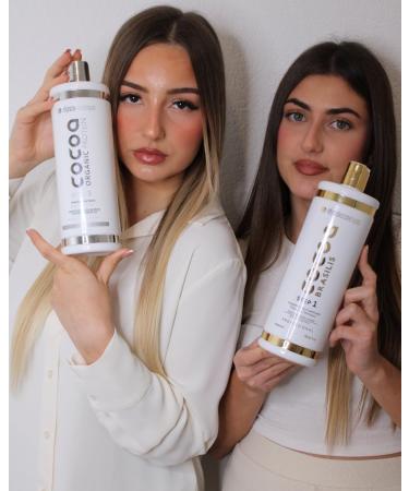 Shampoing Clarifiant Cocoa Organic Step 1-1L | Shampoing Clarifiant Naturel limine Impuret s Pr pare au Lissage | Cheveux Nettoy s et Doux - Buy Online on GoSupps.com