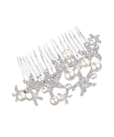 MAGICLULU Bride Comb Rhinestone Hair Comb Hair Comb for Bride Rhinestone Comb Wedding Hair Comb Crystal Hair Comb