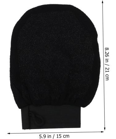 iplusmile Moufles Exfoliants Bain 2 Pi ces Taille Unique en Fibres Synth tiques Noirs Exfoliants et Massants pour Homme et Femme Usage Bain Spa - Buy Online on GoSupps.com