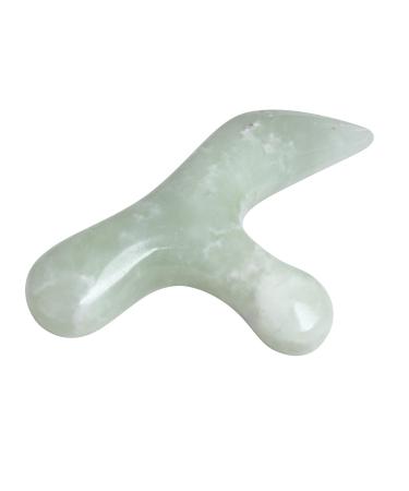 Ewin24 Natural Jade Foot Massager Acupuncture Point Massage Foot Care Therapeutic Relief Tool