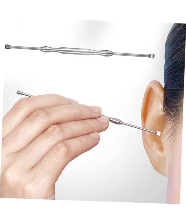 5pcs Healvian Stainless Steel Ear Cleaner Set for Earwax Removal and Ear Cleaning - Metal Silver Earpick Set - Buy Online on GoSupps.com