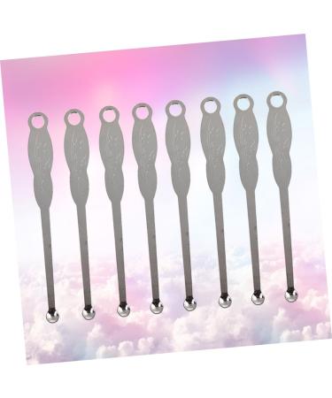 100pcs Stainless Steel Ear Wax Curette | Ear Pick Cleaner Tool - Buy Online on GoSupps.com