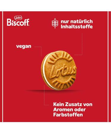 Lotus Biscoff Double Sandwich Biscuits - Vanilla Creme Filling | Vegan | 15 Pack (9 x 150g) | Unique Crispy Taste | No Added Flavors or Dyes | International Shipping Available - Buy Online on GoSupps.com