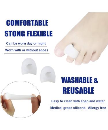Bunion Corrector Splint Set - Toe Separators & Straightener Cushion Pads for Hammer, Mallet, and Overlapping Toes - Pack of 4 - Buy Online on GoSupps.com