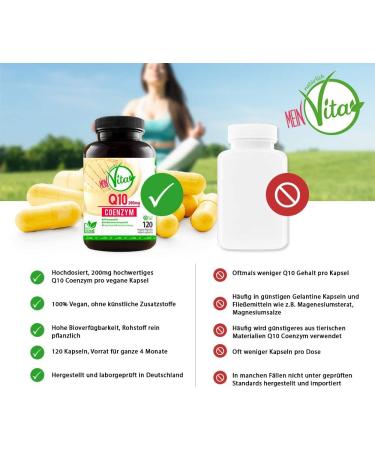 Shop Vegan Coenzyme Q10 - 200mg Capsules | 120 High Dose for 4-Month Supply | Premium Bioactive Quality - Buy Online on GoSupps.com