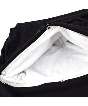 YYW Women's Oversized Pet Hoodie Sweatshirt with Cat/Dog Holder Pouch (Black, Large) - Buy Online on GoSupps.com