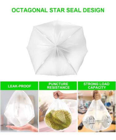 Clear 8 Gallon Garbage Bags 220 Count - Medium Trash Bags for Bathroom, Bedroom, Office - 30 Liter Bin Liners by FORID - Buy Online on GoSupps.com