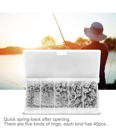 Broco Fishing Accessories Rings - 200pcs Stainless Steel Double Split Ring Connector for Tackle - Premium Fishing Gear - Buy Online on GoSupps.com