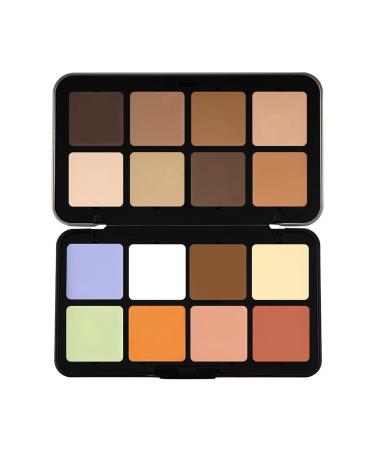 Carla Secret - Carla Secret Concealer Palette 12 Colors Carla Secret Makeup Carla Secret Cream Blush Palette Carla Secret Palette Long-Wearing Full Coverage Makeup for All Skin Types (05)