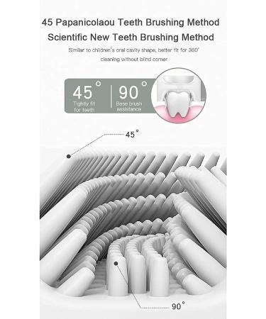 4-Piece U-Shaped Silicone Toothbrush Set for Kids (Ages 6-12) | All-Round Cleaning & Gum Massage - Buy Online on GoSupps.com