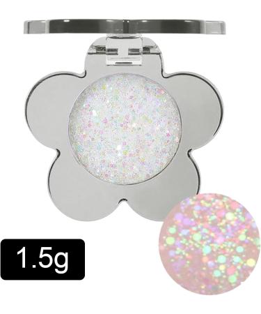Eyeshadow Single Highly Pigmented Eye Makeup | Eyeshadow Make Up Long Lasting & Effortless Application Flower Shape Palette Matte & Shimmer Shades Buildable Eye Shadow 206 - Buy Online on GoSupps.com
