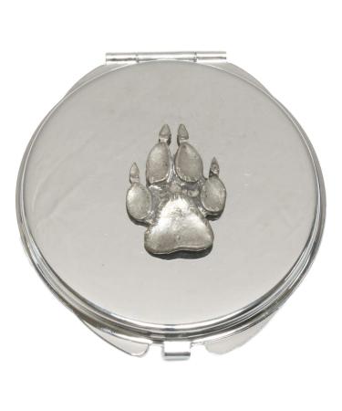 Wolf Paw Compact Mirror Handbag Gift With Free Engraving 401