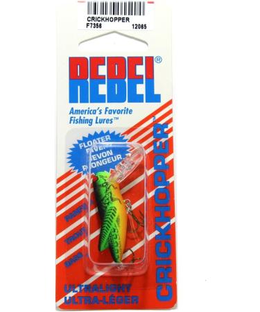 Rebel Lures Crickhopper 1 1/2 Inch 1/4 oz Fishing Lure - Fire Tiger Color - Buy Online on GoSupps.com