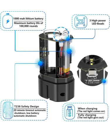 Burst Effect T238 Airsoft Tracer Unit for BB/Nerf Dart/Gel Ball/Airsoft Attachments - Buy Online on GoSupps.com