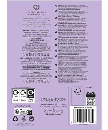 Baylis & Harding Jojoba Vanilla & Almond Oil Hand Care Gift Set - Vegan Friendly - Buy Online on GoSupps.com