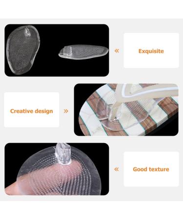 USHOBE 3 Pairs Gel Metatarsal Pads for Thong Sandals | Forefoot Cushion Inserts for Metatarsal Support | Clear Grips for Slip-Resistant Comfort - Buy Online on GoSupps.com