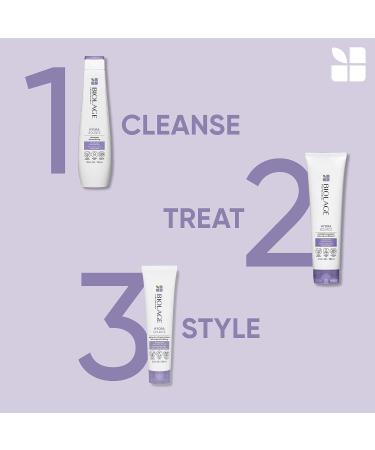 Biolage Hydra Source Blow Dry Shaping Lotion - Heat Protectant | Hydrating Styling | Aloe & Hyaluronic Acid | Vegan, Cruelty-Free | 5.1 fl. oz - Buy Online on GoSupps.com