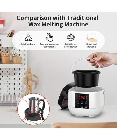 Premium Electrical Candle Wax Melting Pot Set - DIY Candlestick Maker with LED Temp Display | Perfect for Beginners & Gifts | Quality Candle Production Accessories - Buy Online on GoSupps.com