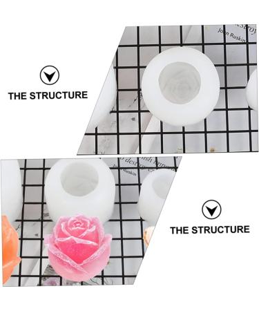 LALAFINA 9 Pcs Rose Mold Silicone Molds Floral Decor DIY Chocolate Candy Molds Rose Epoxy Floral Stencils Cake Stencil Candle Mold Flowers Decoration Mousse Decorations Silica Gel 3D - Buy Online on GoSupps.com