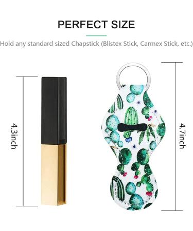 Wristlet Chapstick Holder Keychain for Women | Sunflower & Cactus Keychain Accessories - Buy Online on GoSupps.com