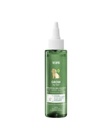 YOPE Gommage exfoliant pour cuir chevelu acide micropelant acide tartrique et glycolique enzymes actives tous types de cheveux 99% d'ingr dients d'origine naturelle 115 ml