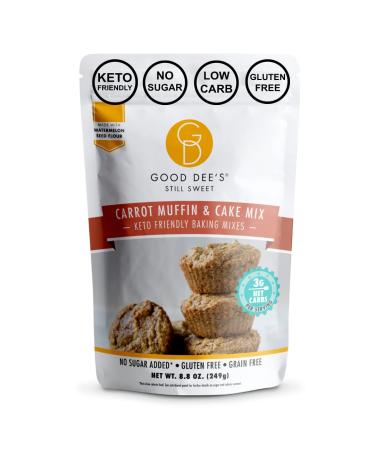 Good Dee's Low Carb Baking Mix Carrot Muffin & Cake Mix 8.8 oz (249 g)