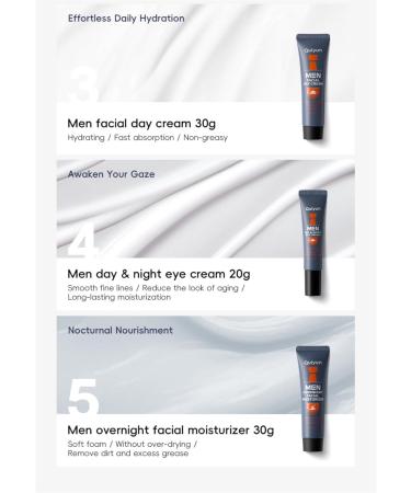 Skin Care Set for Men and Teens Moisturizing and Cleansing Facial Care Kit for Men Daily Skincare Set for Fine Lines Travel Kit Includes a - Buy Online on GoSupps.com