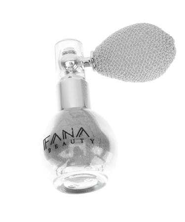FOMIYES 2 pcs Sprayer Shimmer Spray Glittering Sequin Highlighter Powder Makeup Cosmetic 7x5.5cmx2pcs Silver Whitex2pcs