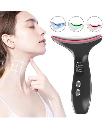 Face and Neck Lifting Massager, Face Beauty Massager, EMS Microcurrent Beauty Massager for Neck and Face, Neck Vibration Massager, Electric Microcurrent Extractor