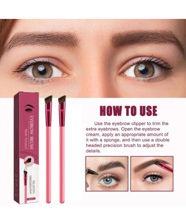 4D Hair Stroke Brow Stamp Brush - Ultra-Thin Eyebrow Hair Stroke Brush - Realistic Eyebrow Stamp Kit (Light Brown) - Buy Online on GoSupps.com